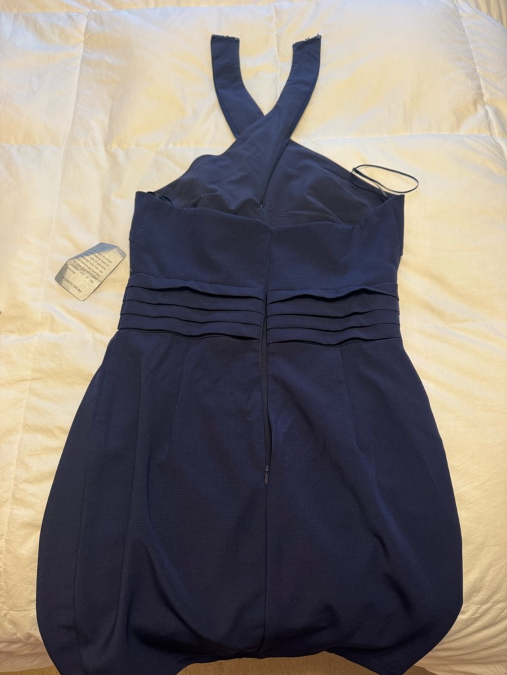 Adelyn Rae Halter Sheath Dress - Picture 4 of 10